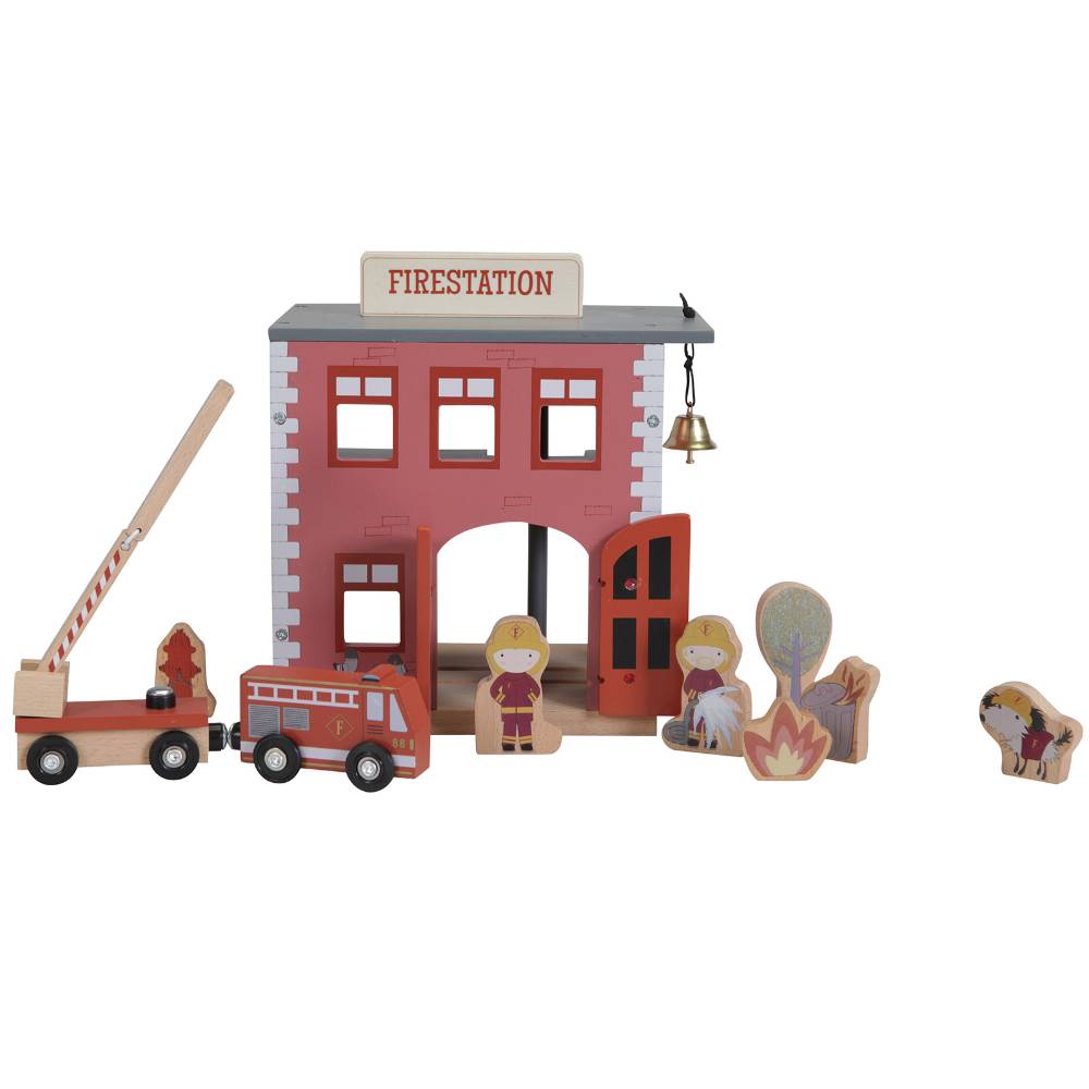 Circuit de train extension – caserne de pompiers Little Dutch - Pow Wow Kids