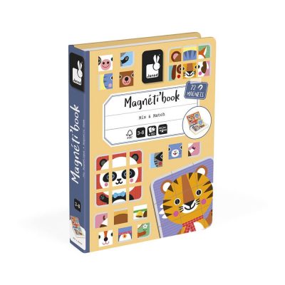 Magnetic book mix and match animaux Janod