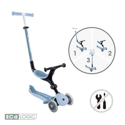 Trottinette évolutive Go-Up Active Eco Bleu Globber