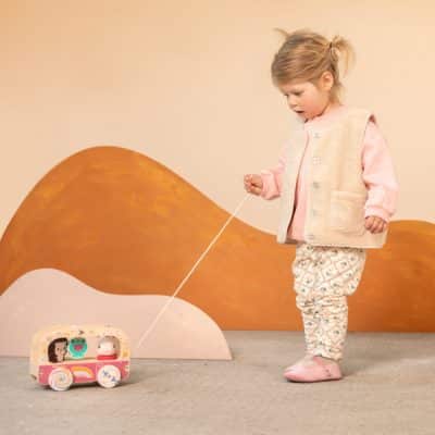 Bus en bois magique Lena la Licorne Liliputiens