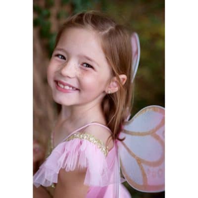 Déguisement Robe papillon Or Great Pretenders