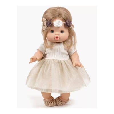Robe tutu Rosana doré Gordis Minikane