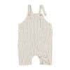 Salopette rayée lin écru Buho