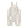 Salopette rayée lin écru Buho