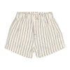 Short rayé lin écru Buho
