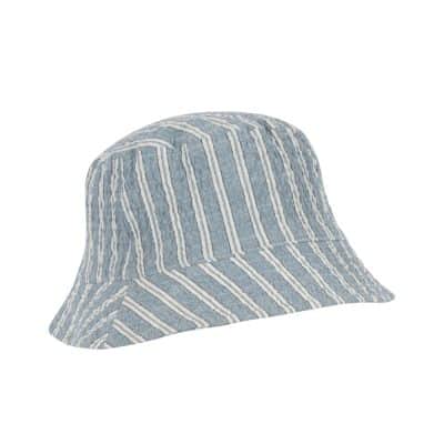 Chapeau de plage enfant Elliot bleu stipe Konges Slojd