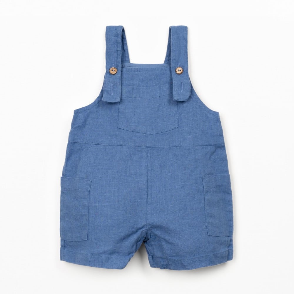 Salopette lin bleu Play Up