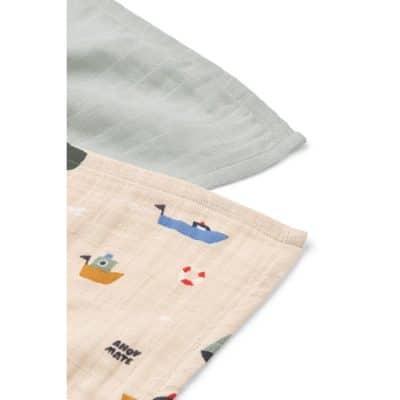 Pack 2 langes Lewis Sailing/Dove Blue Mix Liewood