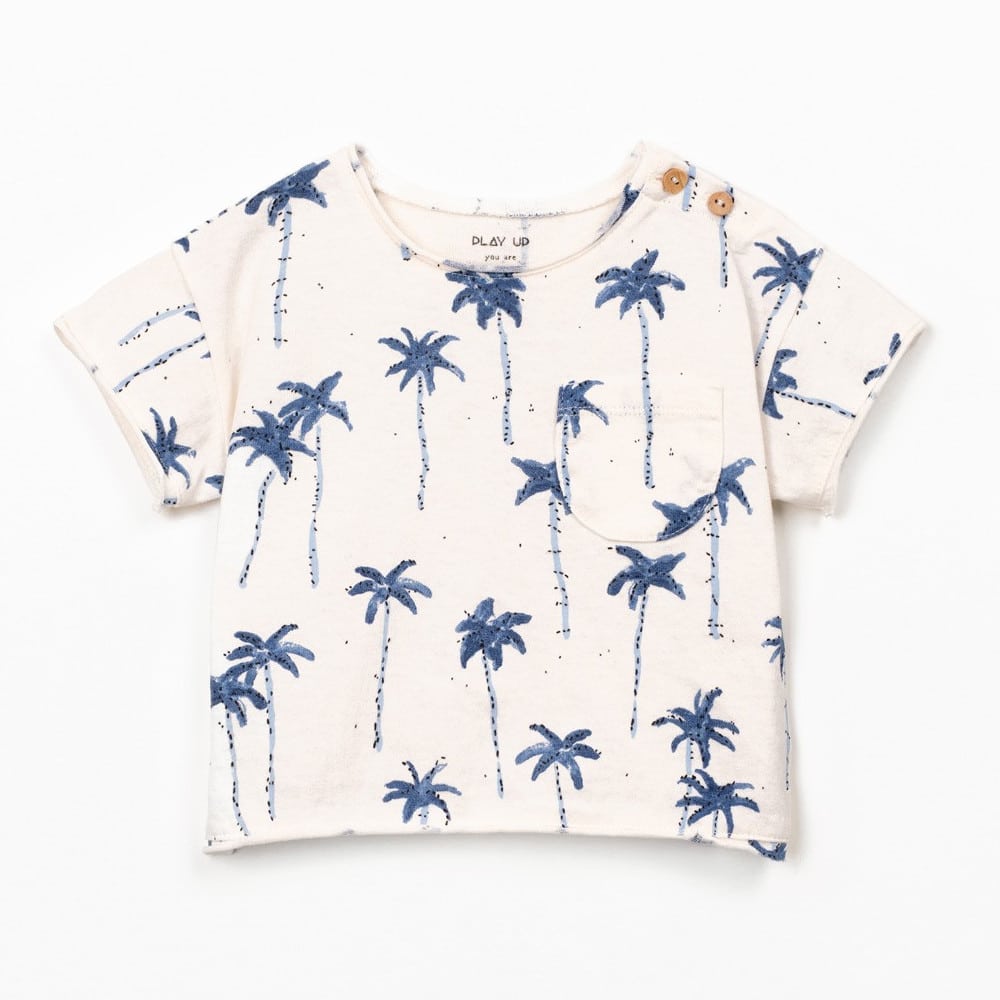 T-shirt Palmier Bleu Play Up