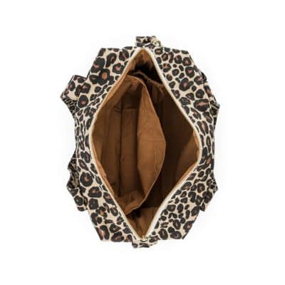 Sac à langer Mini Darcy Léopard beige Rivedroite Paris
