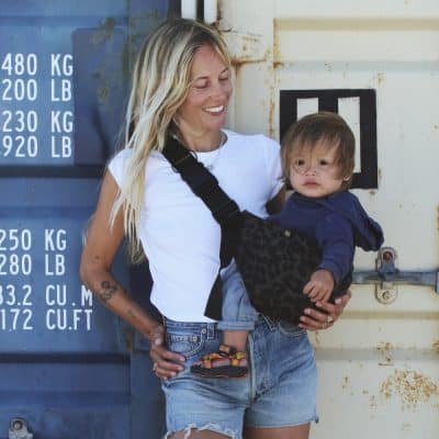 Porte-bébé Wildride Léopard Grey | 9 mois - 4 ans (20kg max)