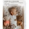 Peluche Ourson Marron bruits blancs et veilleuse myHummy