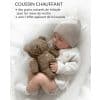 Peluche Ourson Marron bruits blancs et veilleuse myHummy