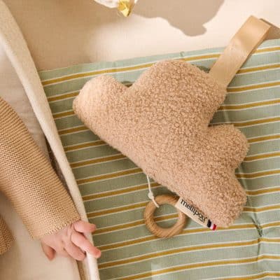 Coussin musicale nuage beige Minibam berceuse Dirty Dancing Mellipou