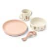 Set repas en silicone Vivi Wild Child Rosey - Liewood