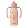 Gourde isotherme Kimmie Steel Water Bottle 250 ml Wild Child Rosey — Liewood