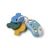 Clés de voiture en silicone Vroom Beach Blue - Liewood