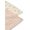 Lot de 2 langes en coton bio Lewis Mini leo / Mini peach - Liewood