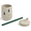 Tasse d'apprentissage avec paille Ellis Dakota Dog - Liewood