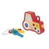 Porte-clés Tracteur sonore et lumineux en bois Janod