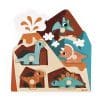 Puzzle sonore Dino 5 pièces en bois - Janod
